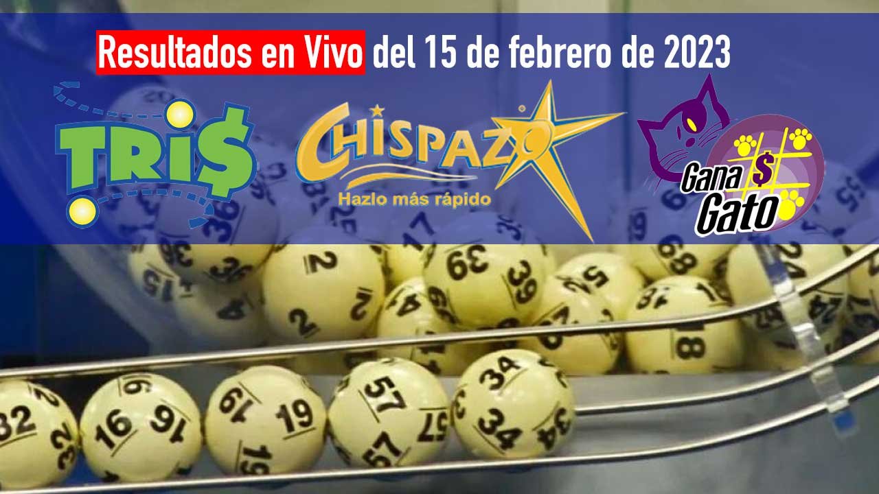 Estos son los resultados del tris y chispazo del hoy