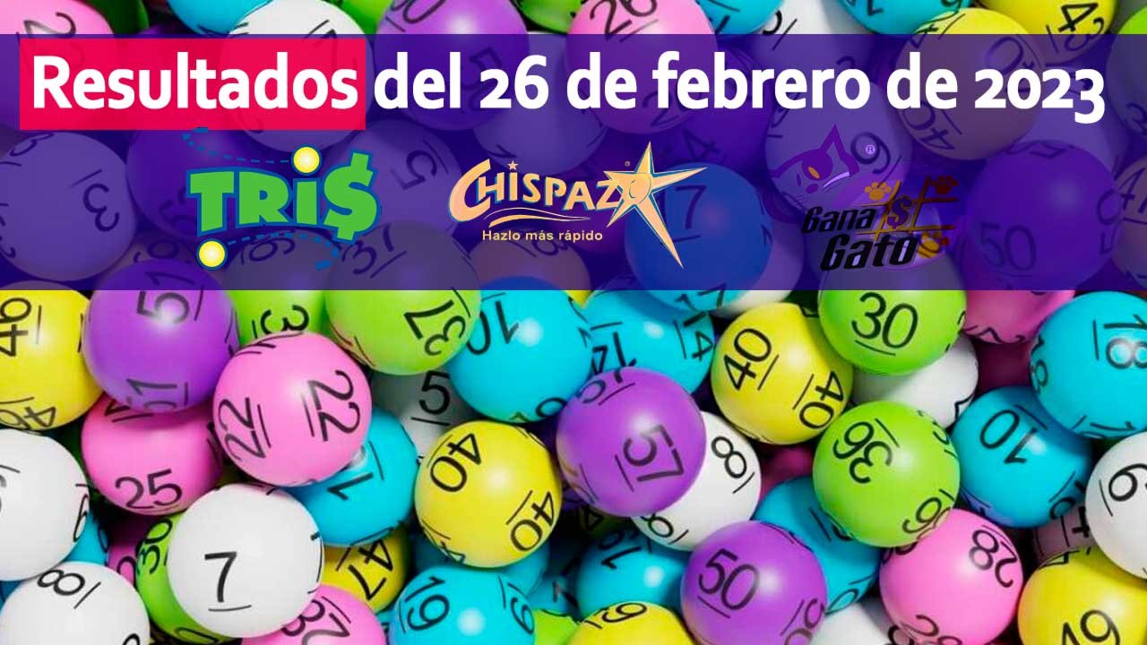 Te compartimos los resultados del tris y chispazo