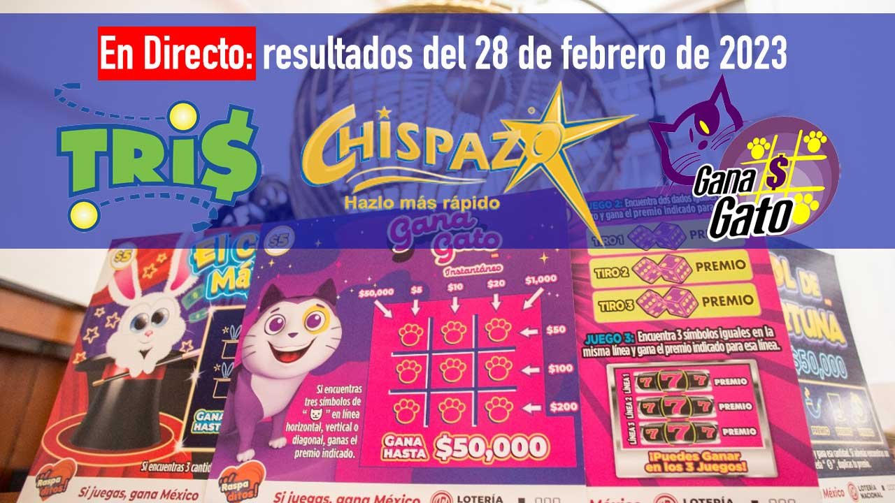 Hoy los resultados tris y chispazo de hoy en directo