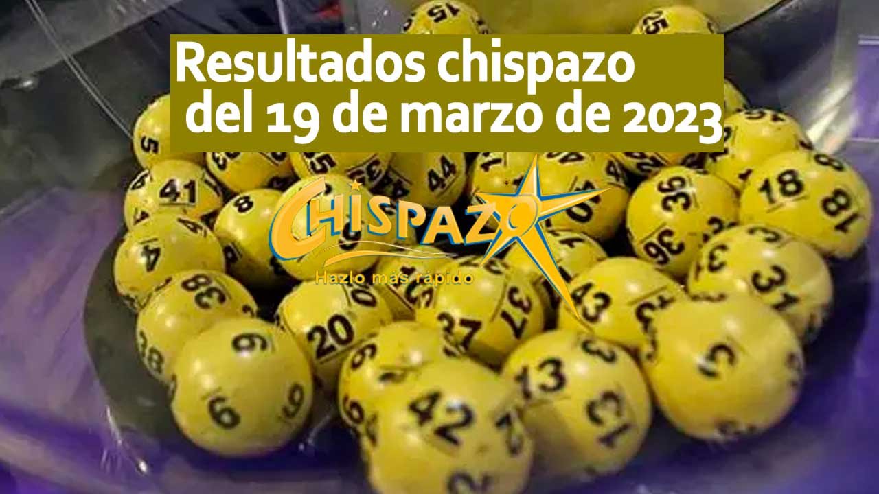 Te compartimos los resultados chispazo de hoy