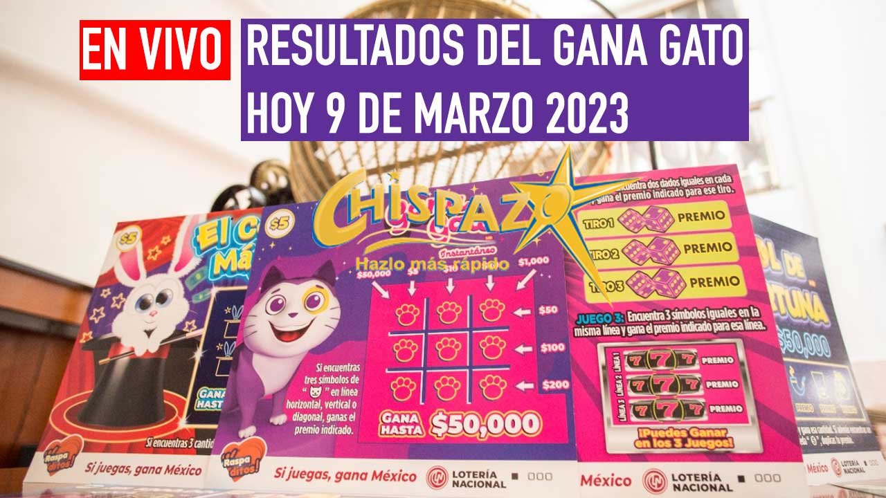 Te compartimos resultados gana gato 2511