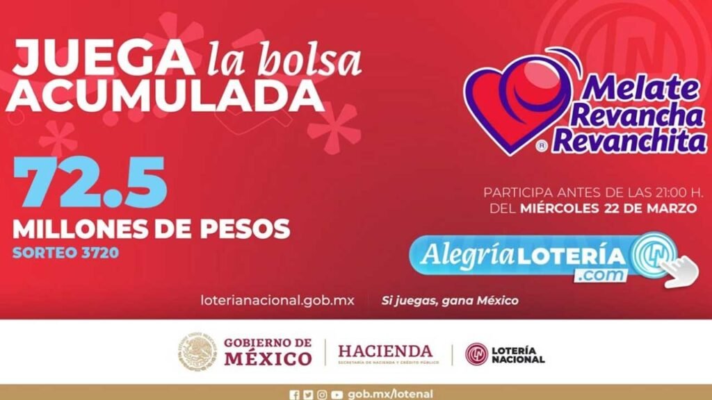 Checa a los ganadores del melate revancha y revanchita 3720