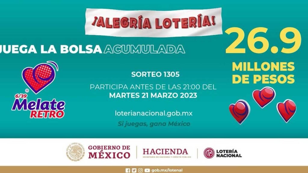 Resultados Melate Retro 1305 hoy 21 de marzo de 2023 1 Sigue en vivo a los ganadores del melate retro