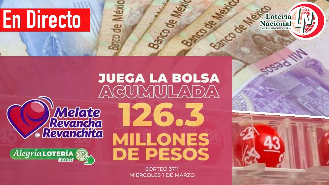 Estos son los resultados melate revancha y revanchita