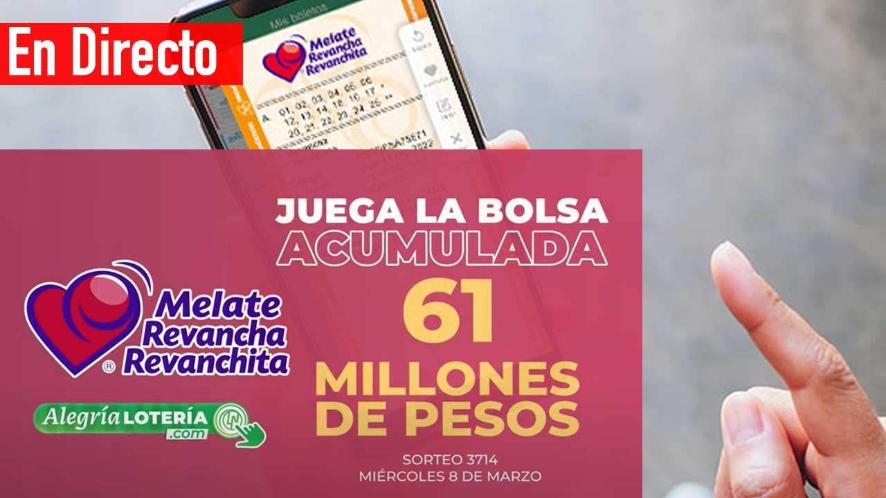 Hoy te traemos los resultados melate revancha y revanchita
