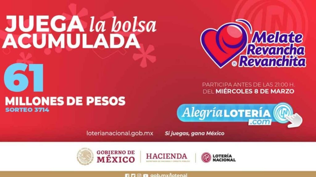 Sigue en vivo los resultados del melate