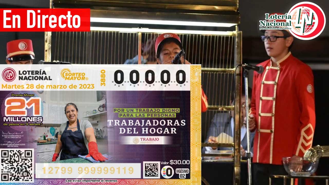 Hoy llegan los resultados sorteo mayor 3880