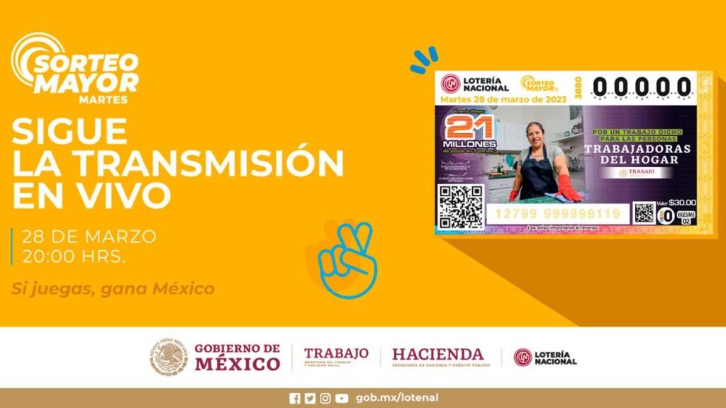 Resultados Sorteo Mayor 3880 del 28 de marzo de 2023: PDF 4 Checa a los ganadores del sorteo mayor