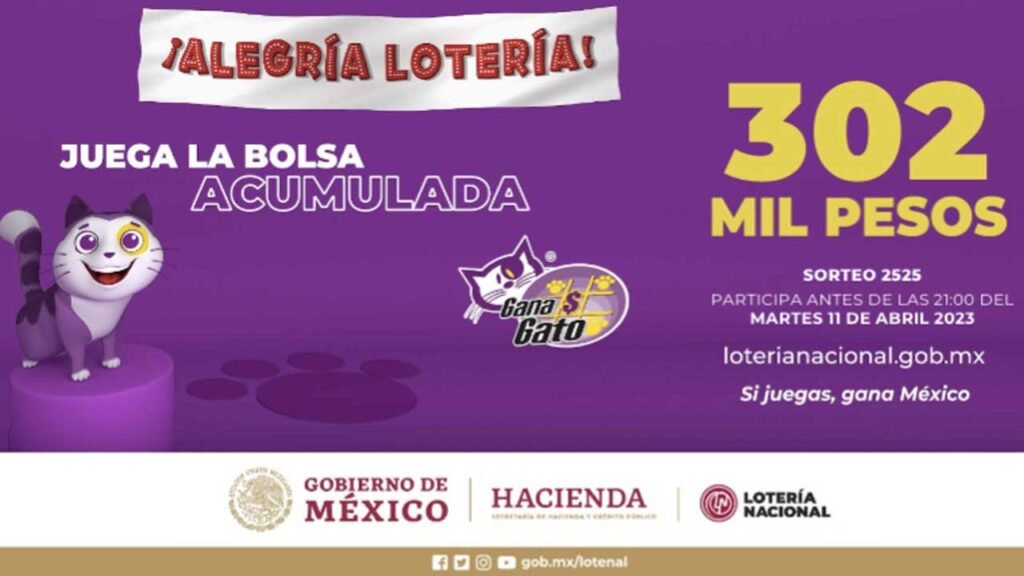 La bolsa acumulada es dd 302 mil pesos