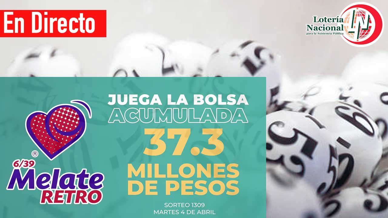 Hoy martes se juega el melate retro 1309