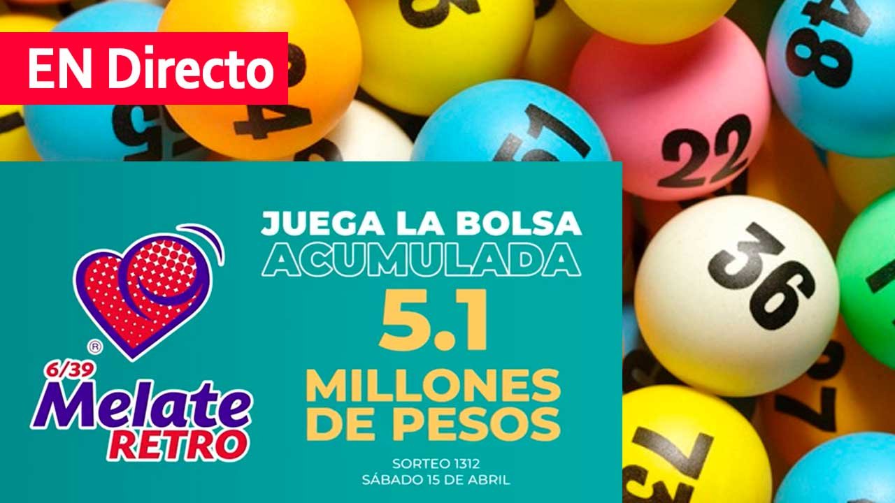 Te compartimos los resultados Melate retro