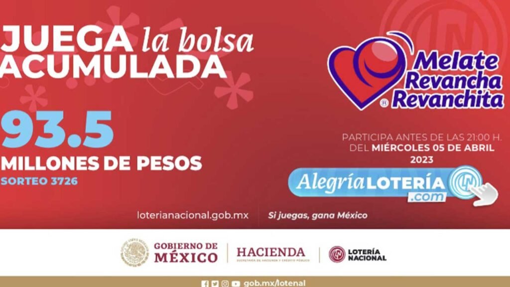 Juega al melate revancha del miércoles