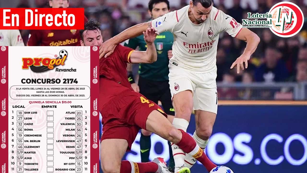 Checa a los ganadores del progol 2174