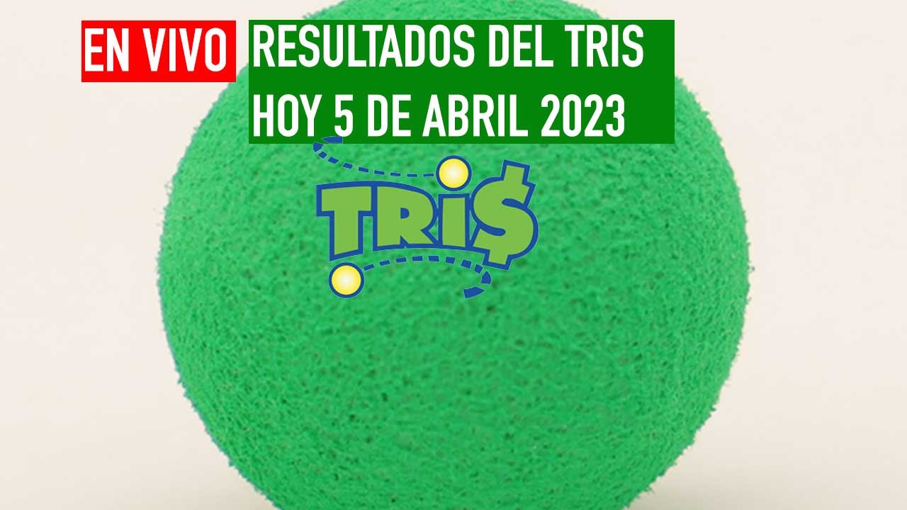Estos son los ganadores del tris 5 de abril 2023
