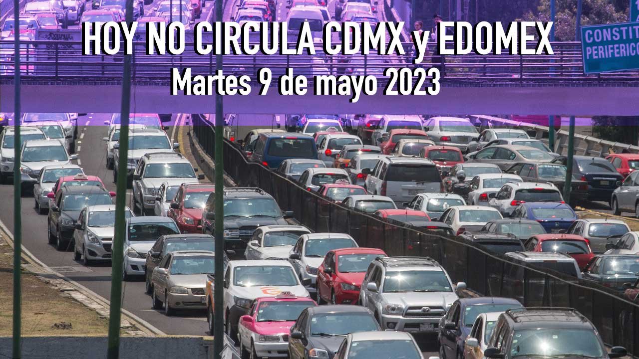 Checa los autos que no circulan este martes