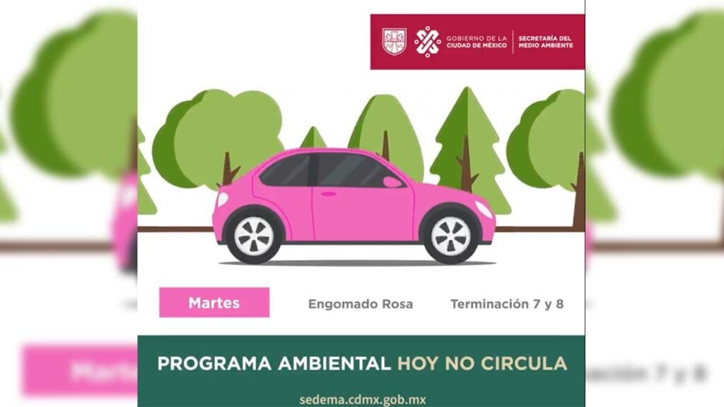 Hoy No Circula 9 de mayo 2023: ¿Qué autos descansan en CDMX y Edomex? 1 Los autos engomado rosa no circulan en la cdmx y Edomex