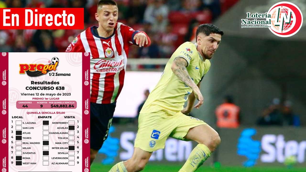 Te compartimos a los ganadores del progol media semana