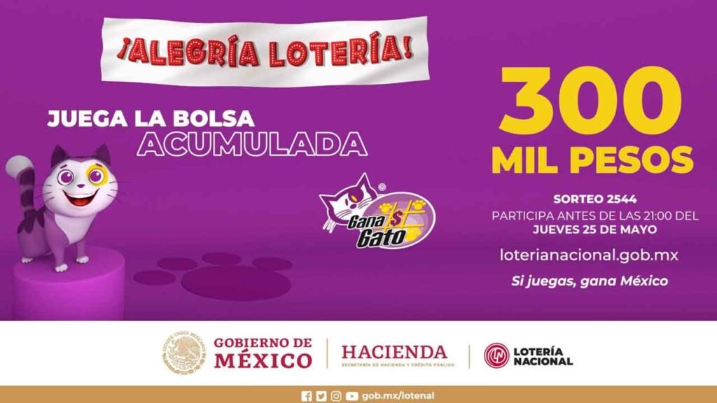 Resultados Gana Gato 2544 jueves 25 de mayo de 2023: En vivo 2 Se juega el gana gato por 300 mil pesos