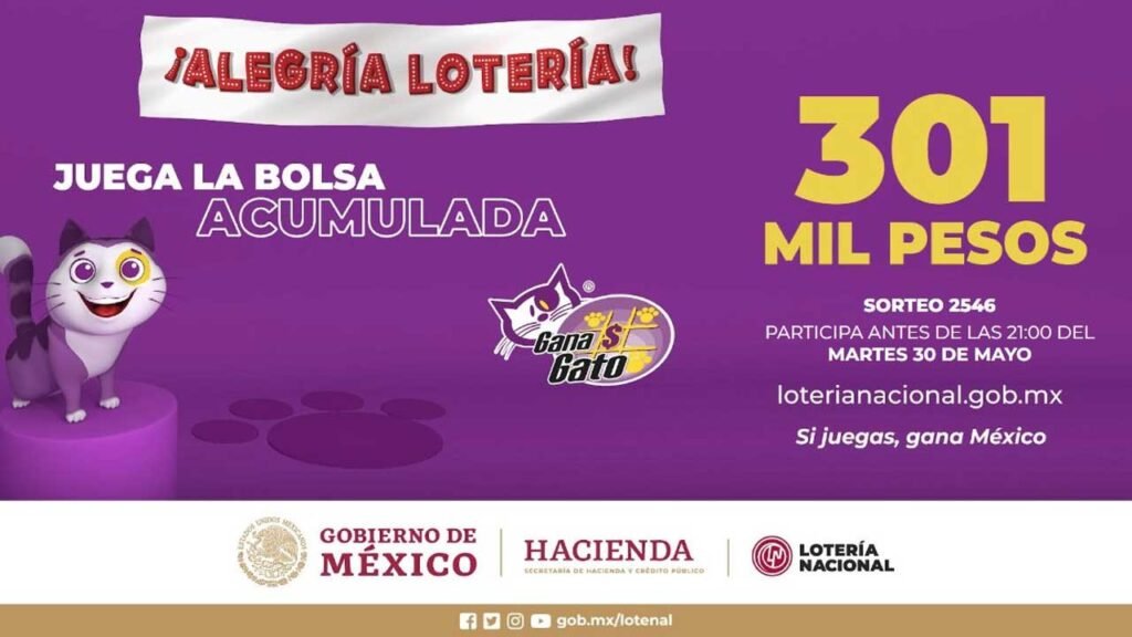 Resultados Gana Gato 2546 martes 30 de mayo de 2023: En vivo 2 Este gana gato se juega por miles de pesos