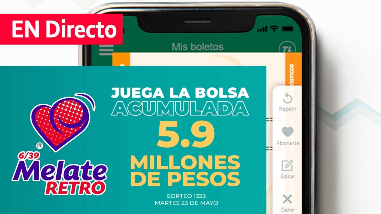 Este es el melate retro del martes