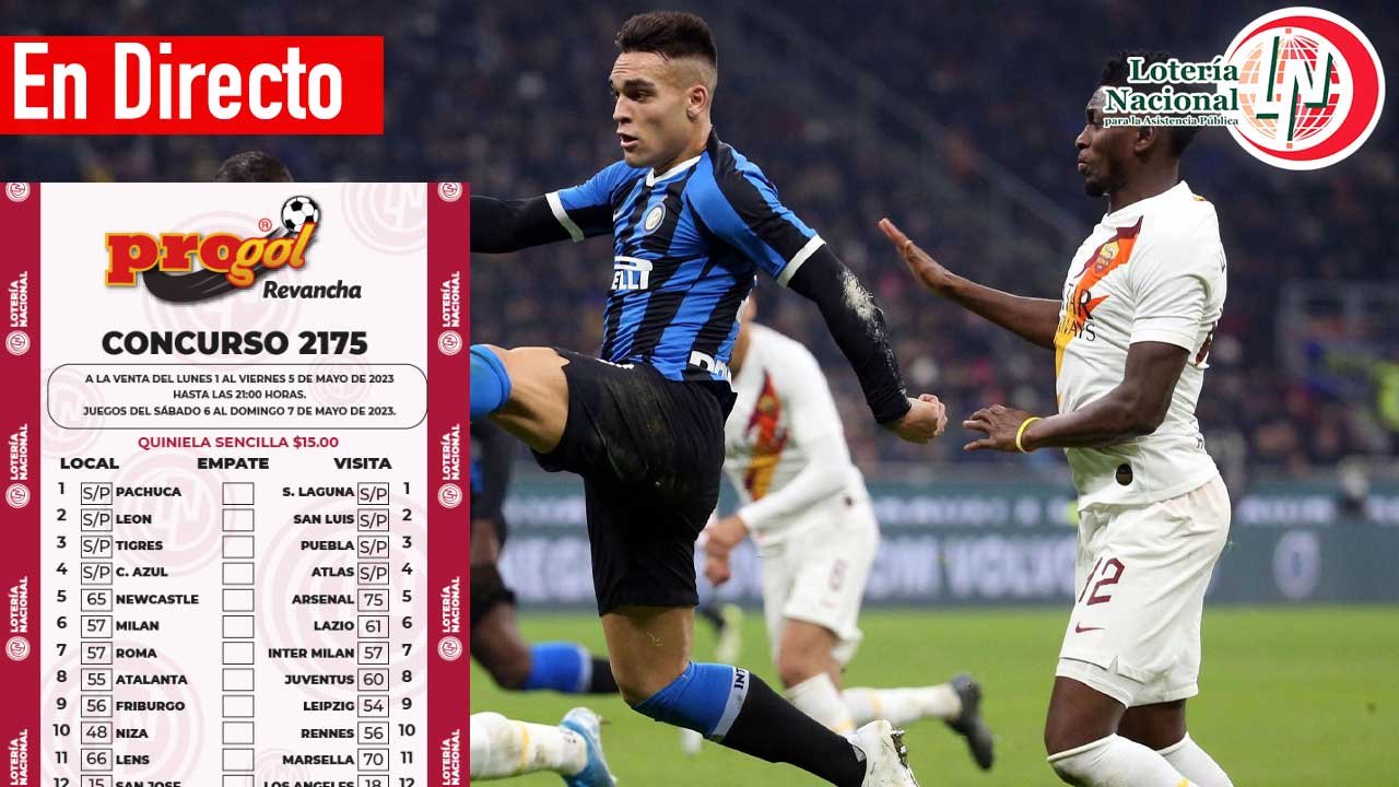 Este fin de semana se juega el progol 2175