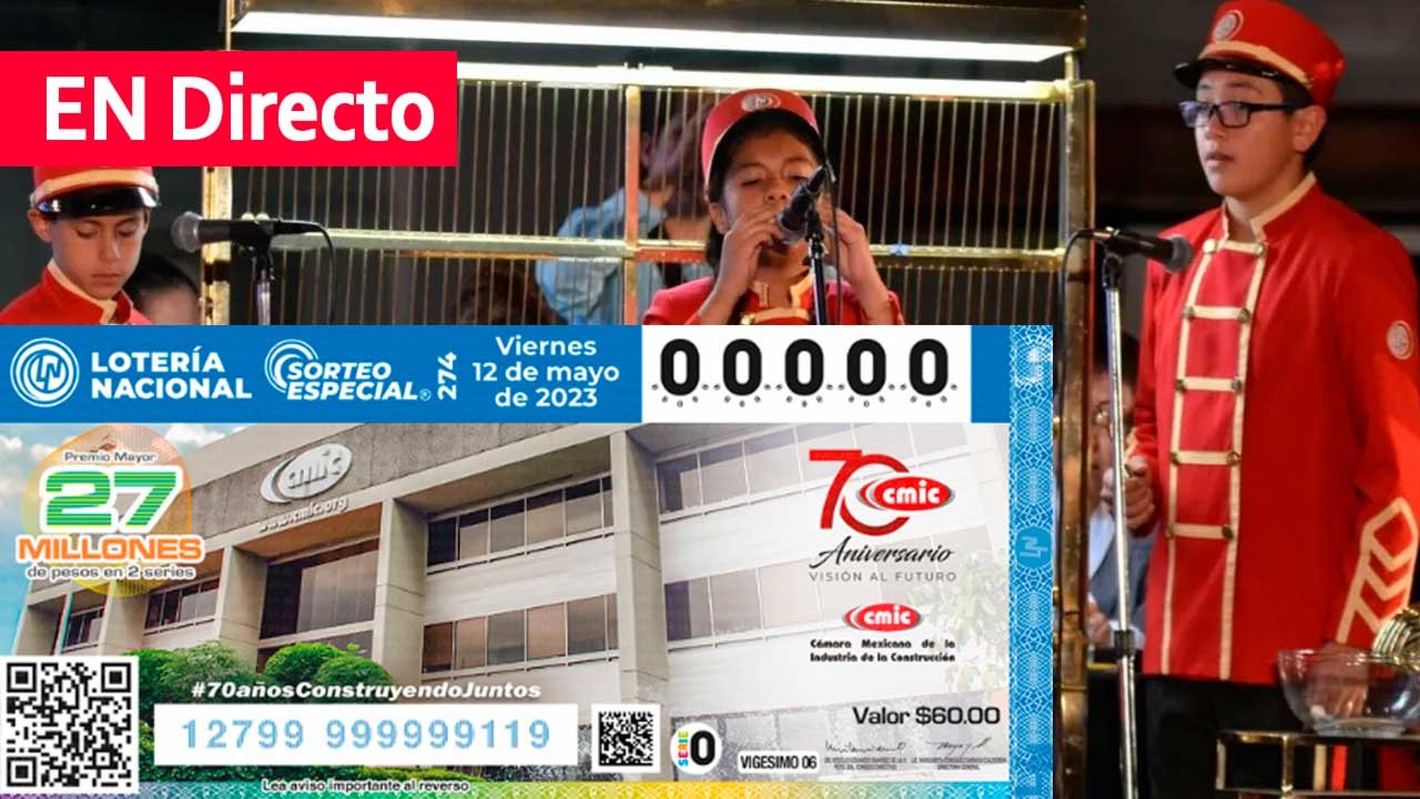 Este es el resultados del sorteo especial 274