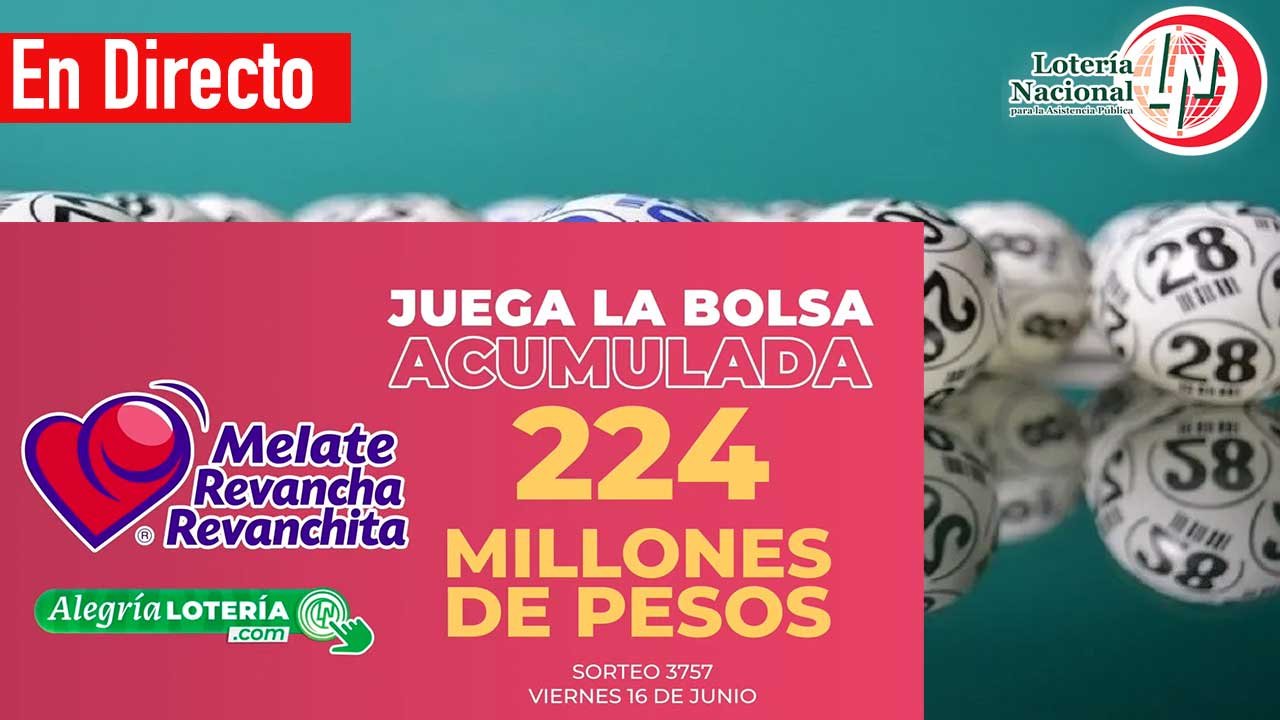 Te compartimos los ganadores del melate 3757