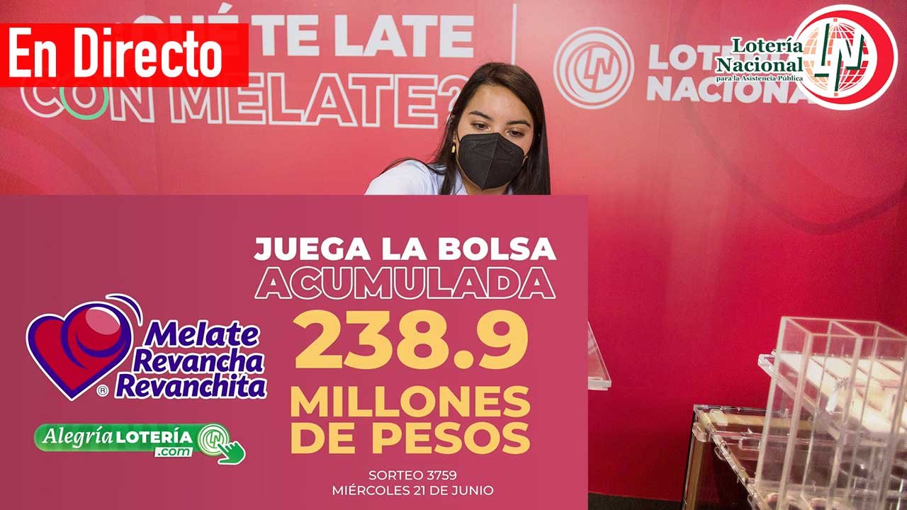 Sigue los ganadores del melate 3759