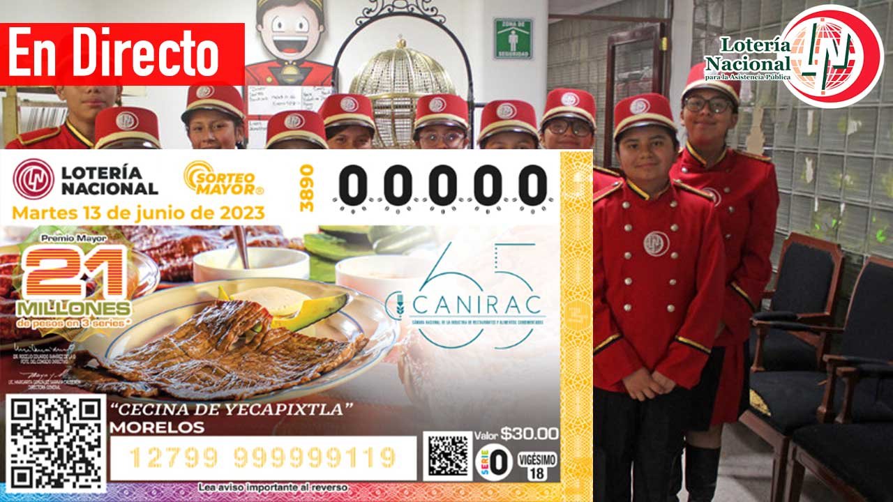 Checa premios de la lotería nacional