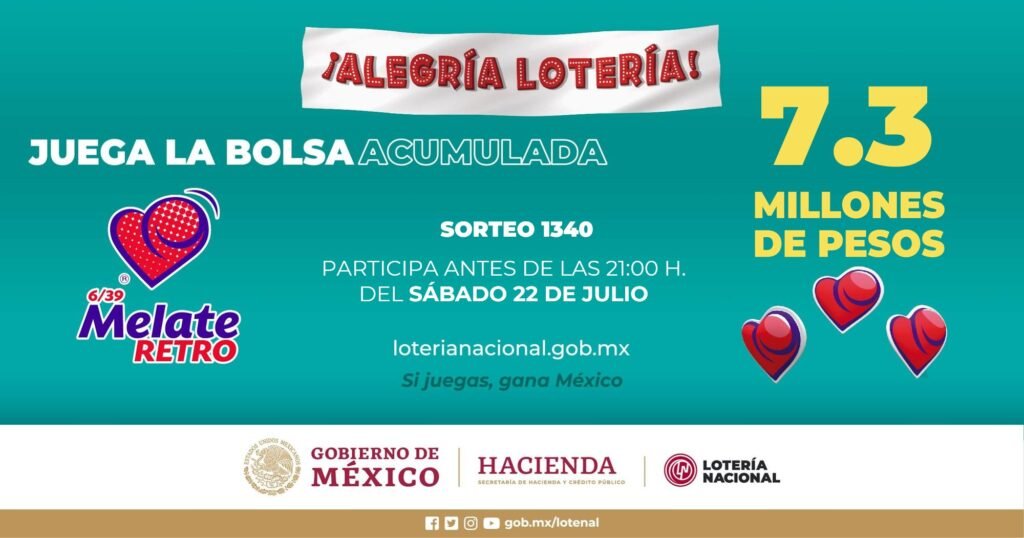 Resultados Melate Retro 1340 sábado 22/07/2023 PDF de premios 1 IMG 6274