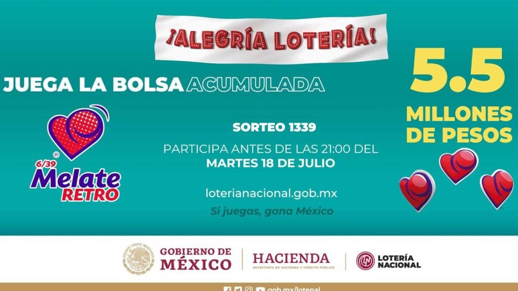Resultados Melate Retro 1339 martes 18/07/2023 PDF de premios 1 En vivo los ganadores del melate 1339