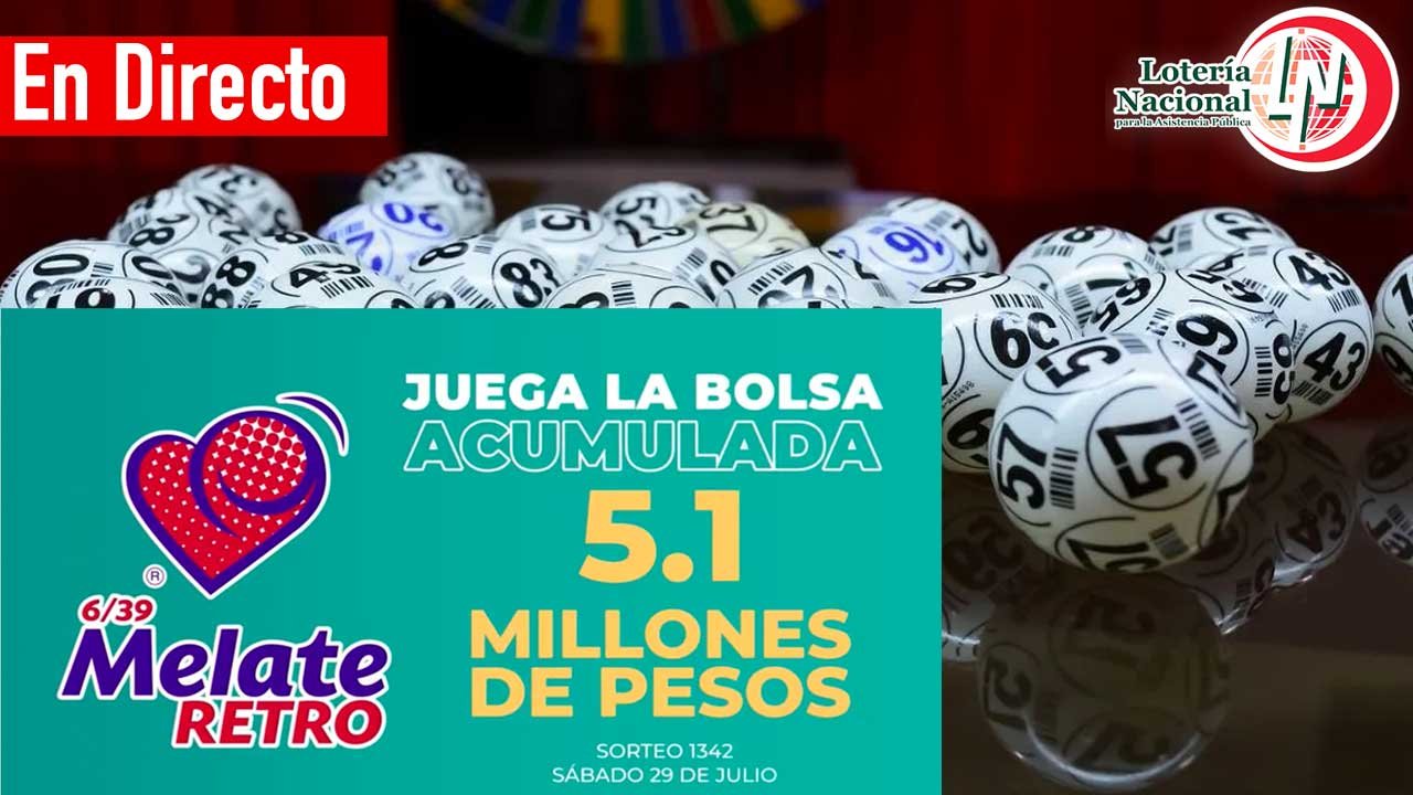 Este es el melate retro del sábado