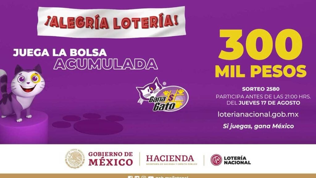 Resultados Gana Gato 2580 martes 17 de agosto de 2023: En vivo 2 Este gana gato se juega por miles de pesos