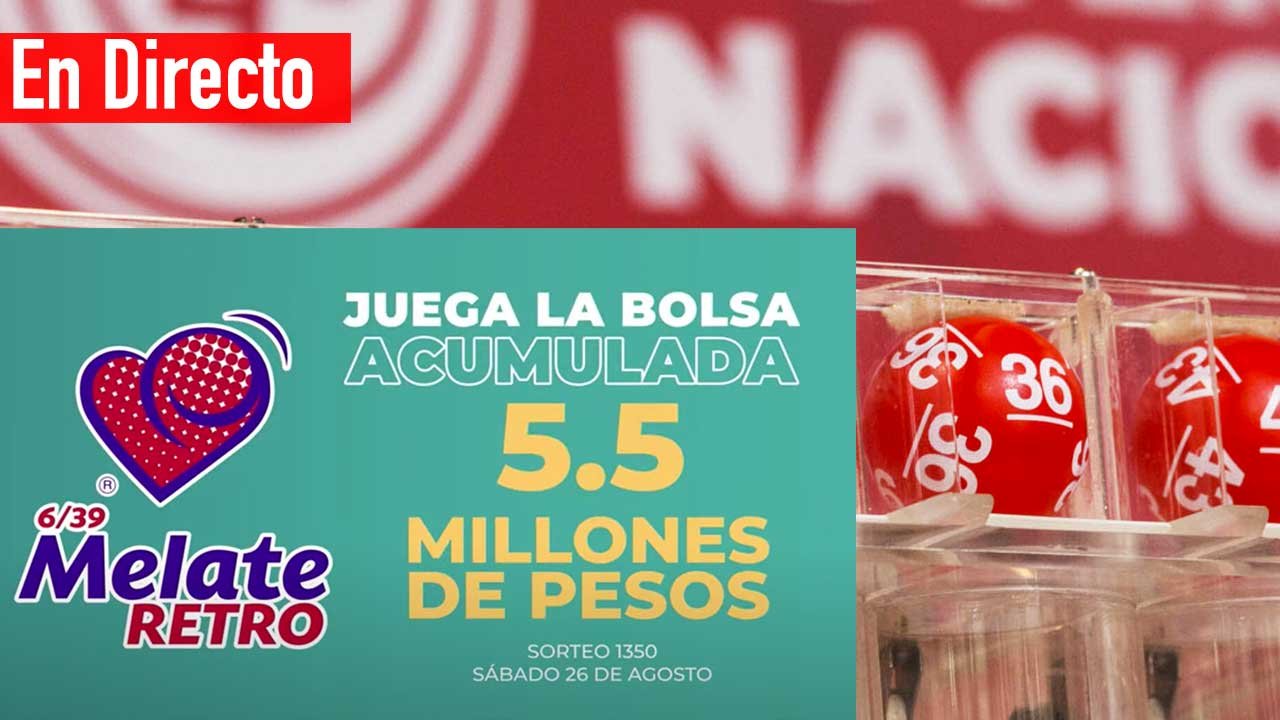 Sigue con los ganadores melate del sábado