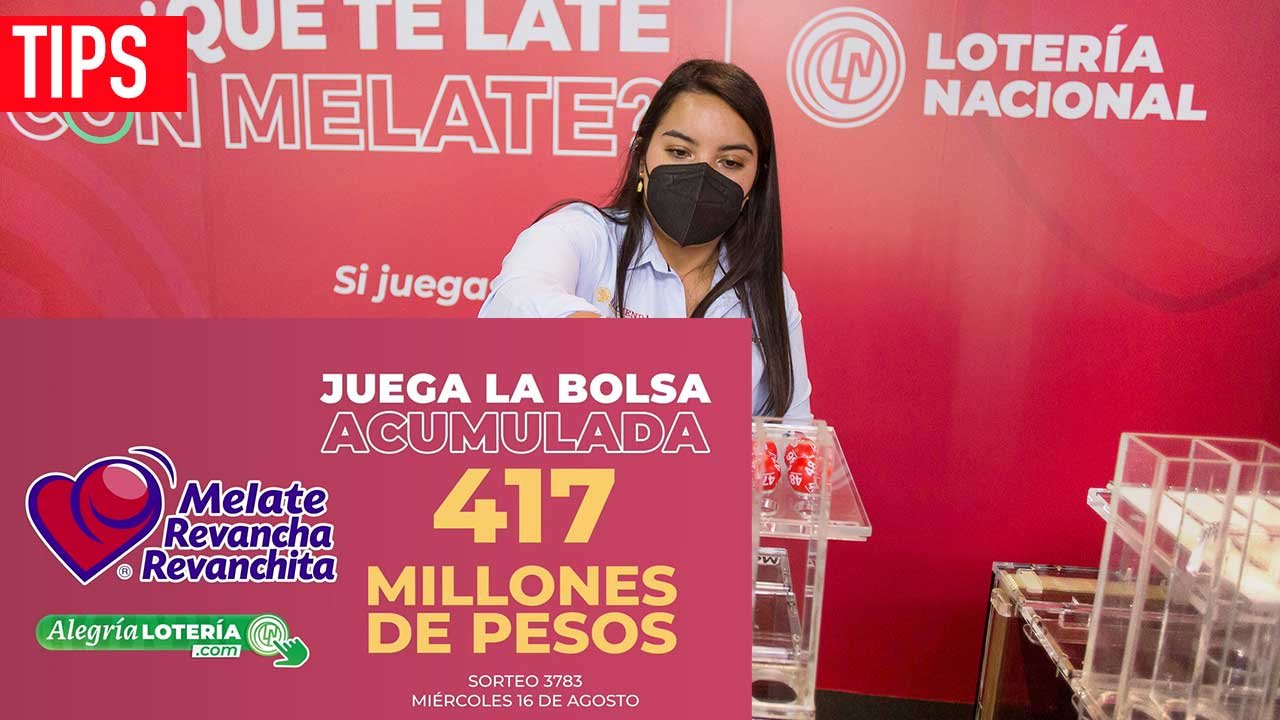 Sigue con los premios del melate