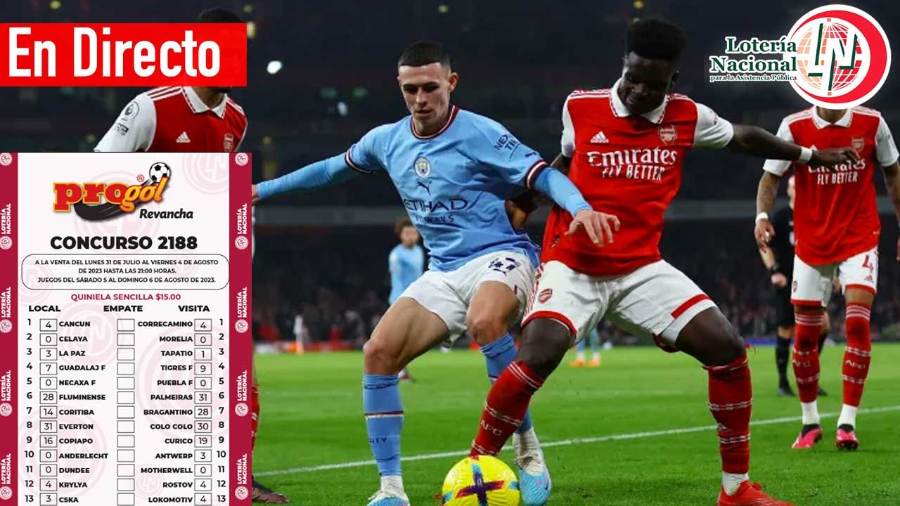 Estos son los ganadores del progol 2188