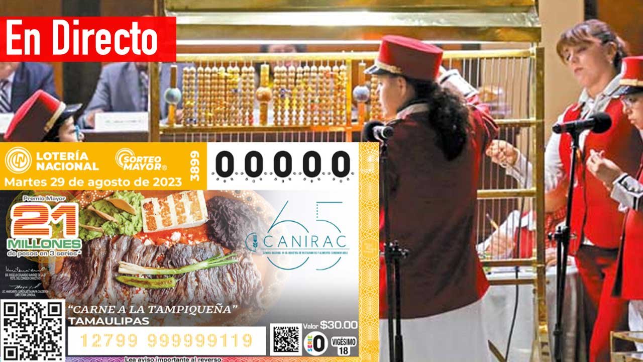 Checa los premios de la lotería nacional