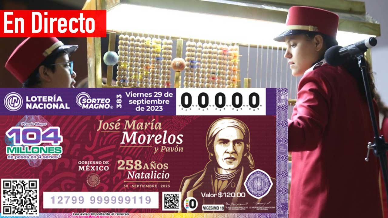 Checas los premios del sorteo magno