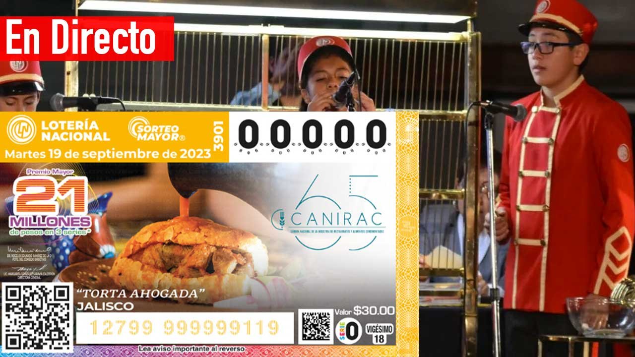Checa ganadores del sorteo mayor