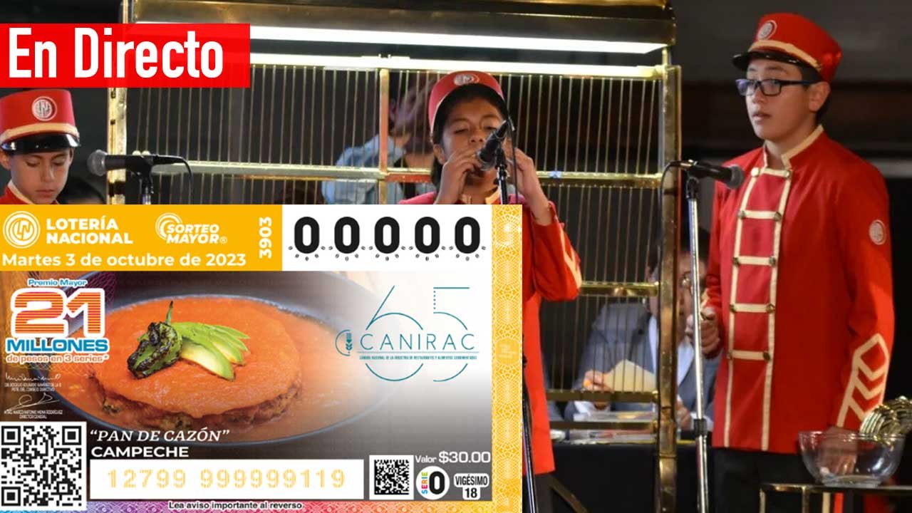 Checa los ganadores del sorteo mayor