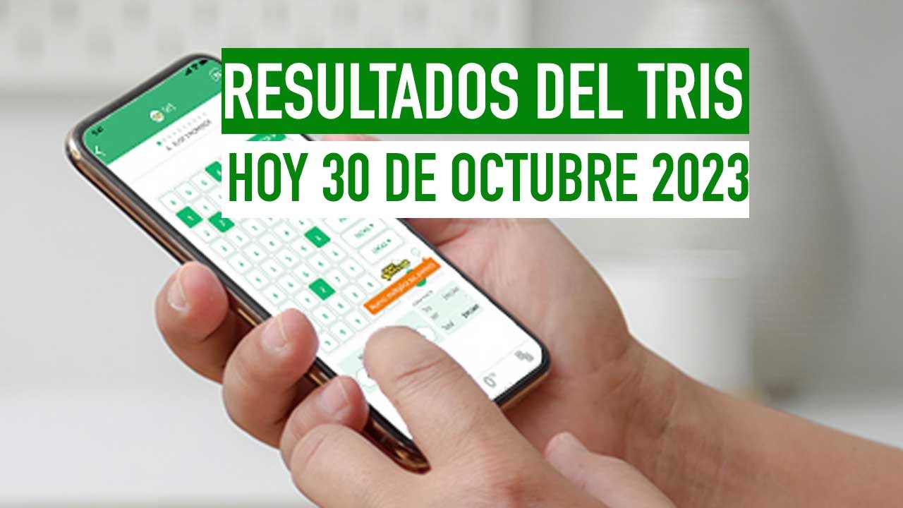 Resultados Tris clásico, extra y mediodía | 30 octubre 2023 VIDEO 1 Checa los premios del tris