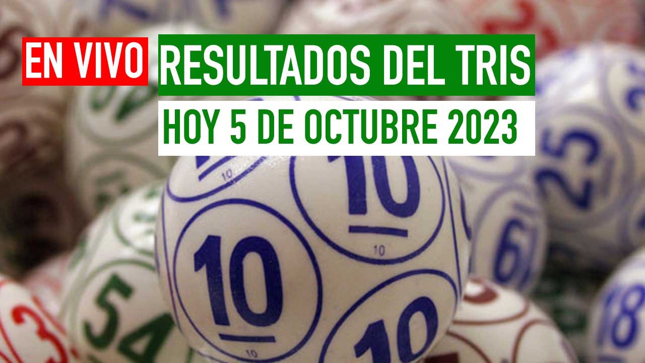 Resultados Tris clásico, extra y mediodía 5 de octubre 2023 1 Checa los ganadores del tris