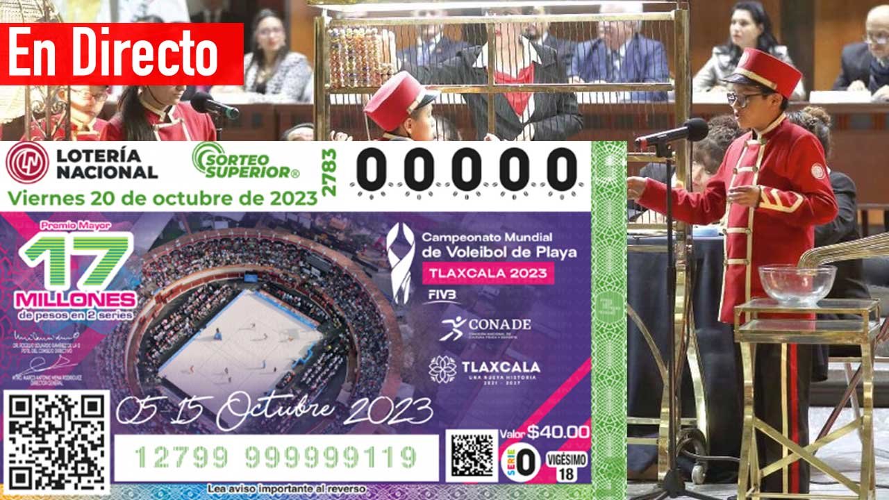 Checa los premios del sorteo superior