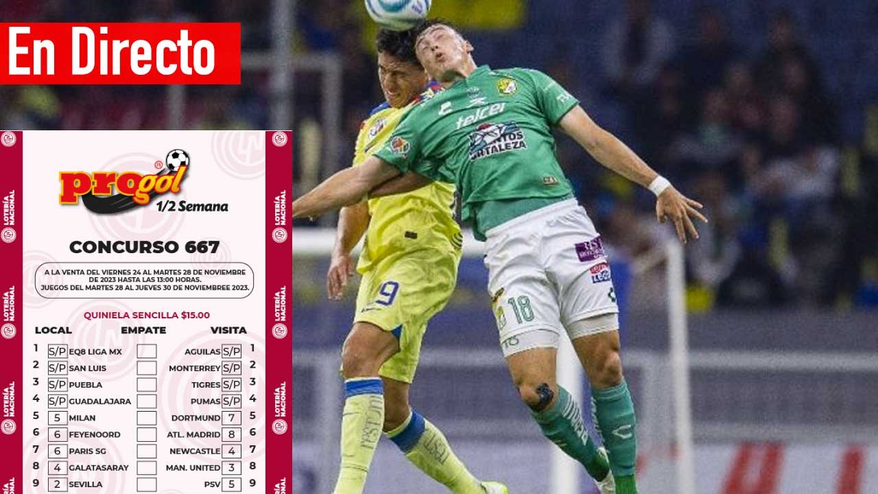 Llegan los resultados progol media semana 667