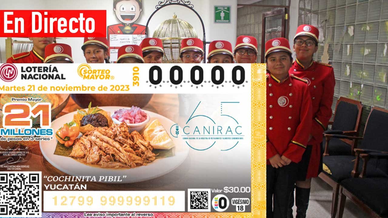 Checa ganadores del sorteo mayor