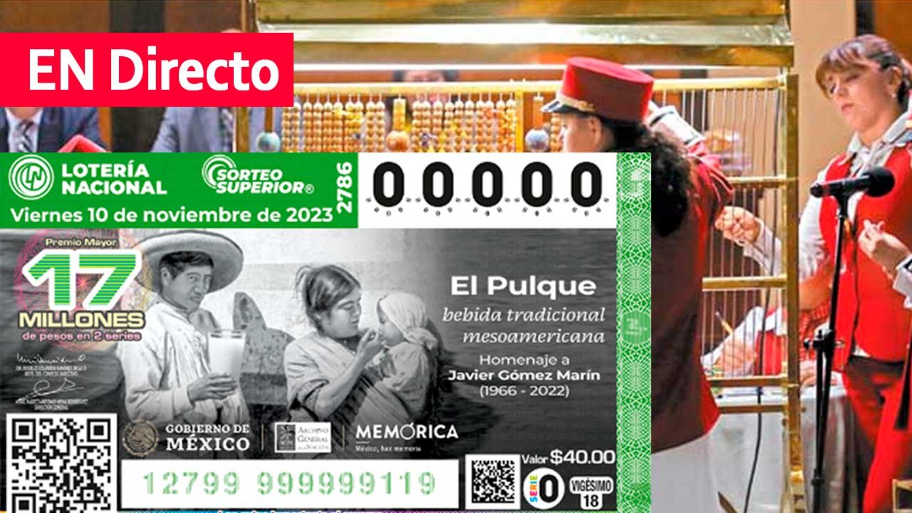 Checa los premios de la lotería nacional