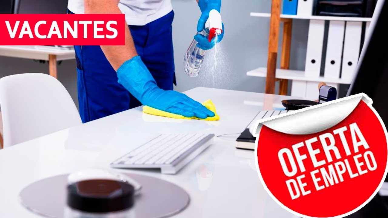 Compartimos vacante de limpieza