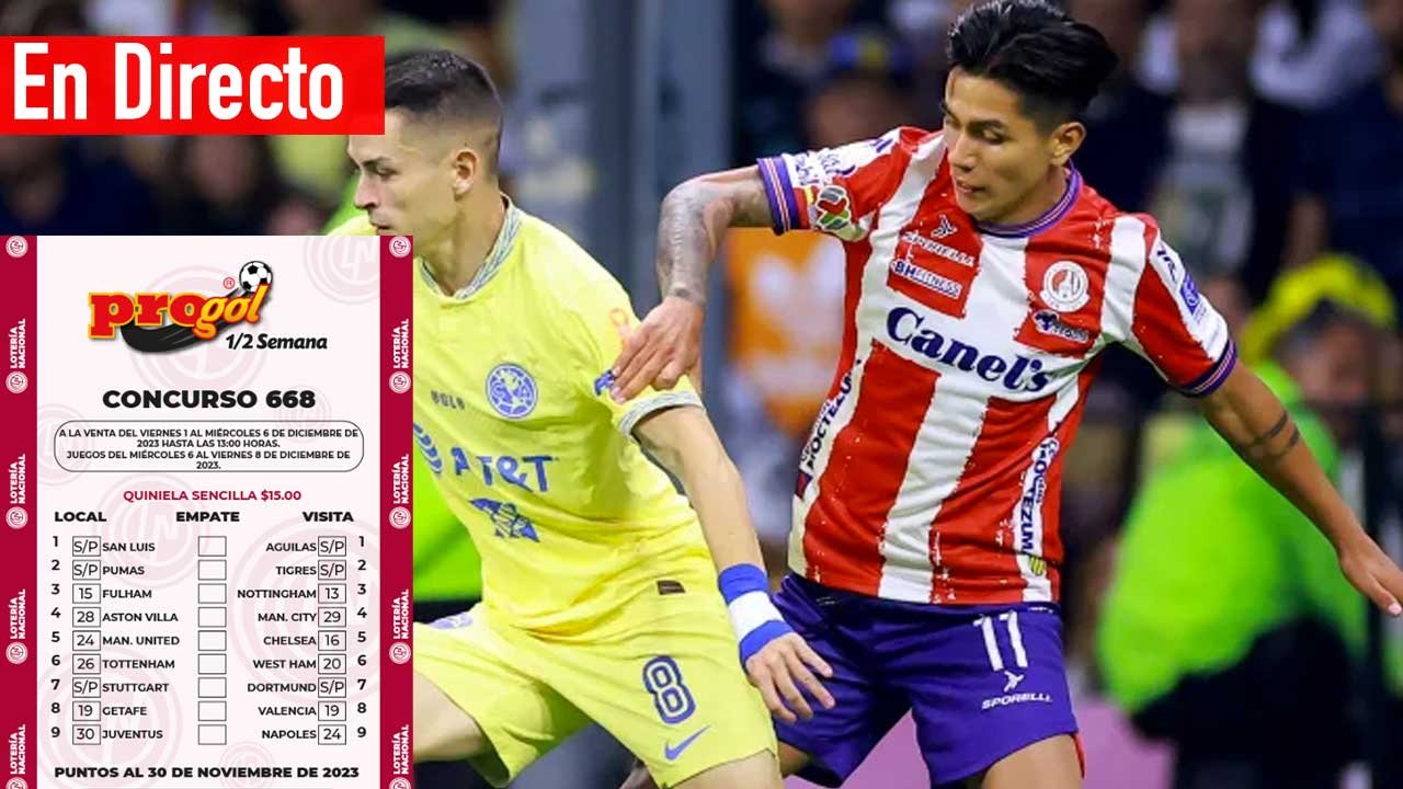 Checa los resultados del progol