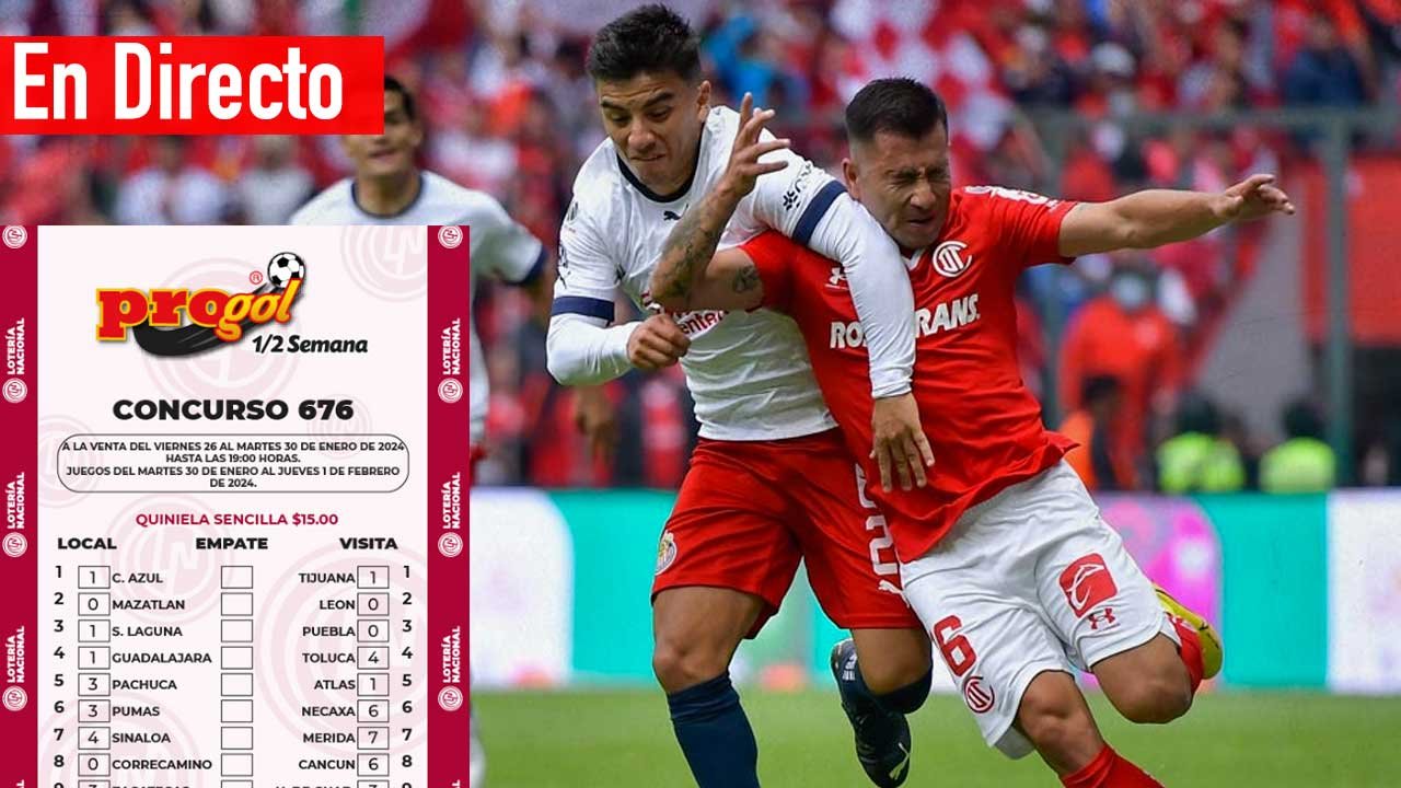 Checa los premios del progol media semana 676