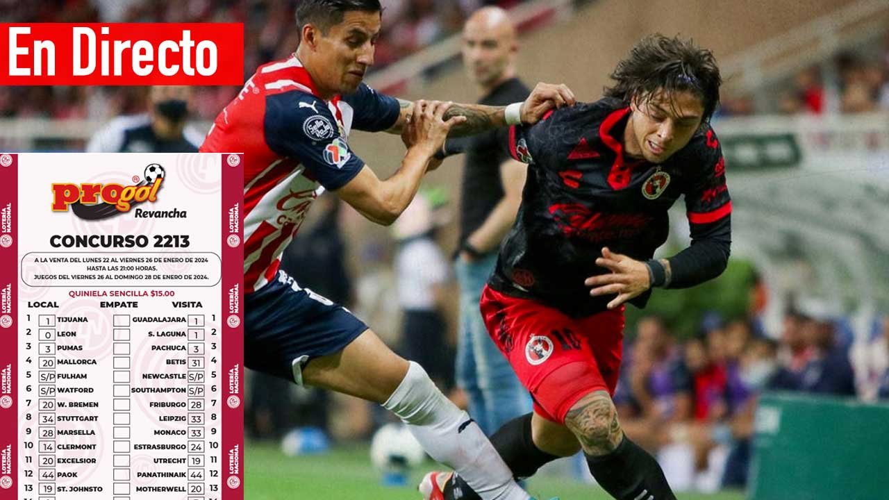 Te compartimos resultados progol revancha